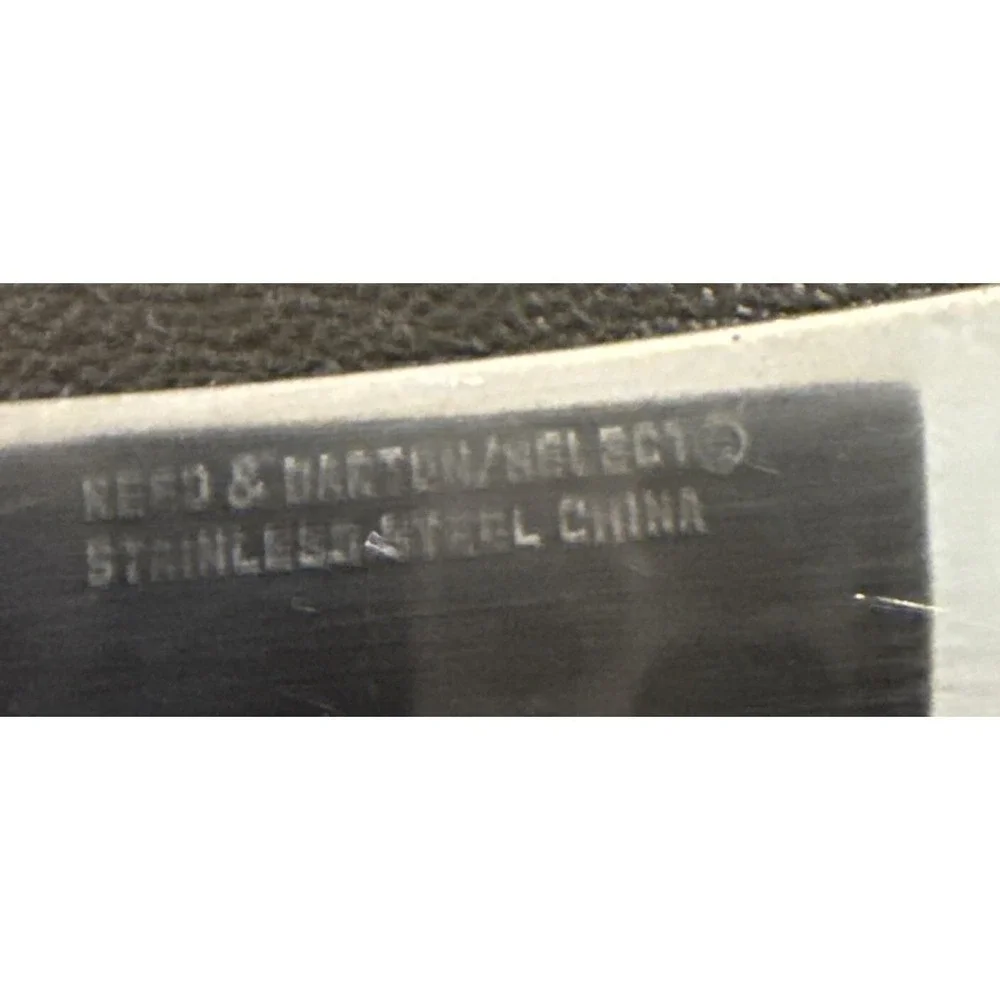 Reed Barton Select Hancock Dinner Knives Pistol Handle Stainless Korea Set Of 7